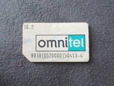 Scheda SIM Card OMNITEL  Anni