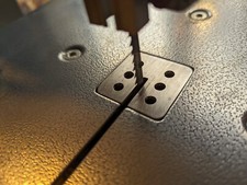 Inserto da tavolo sega a nastro 38 x 38 x 2 mm sheppach hbs20-alluminio