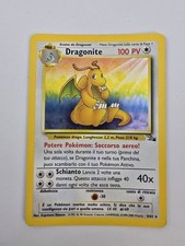 Pokémon Dragonite Rara Holo 4/62 Fossil Carta In Ottime Condizioni Anno 2000 Ita