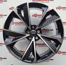 4 cerchi lega nuovi audi a5 a6 a7 a8 q8 r21 nero diamantato lt002304