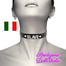 CHOKER IN PELLE VEGAN SLAVE