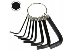 SET 8 CHIAVI ESAGONALI BRUGOLA