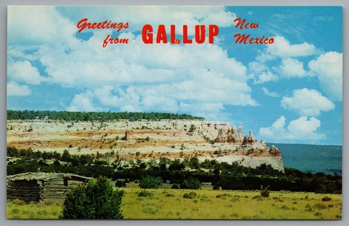 Cartolina saluti gallup nm - gallup,
