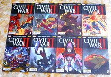 CIVIL WAR II  1-8 SERIE COMPLETA BENDIS MARQUEZ ED.PANINI OTTIMI PERFETTI!!