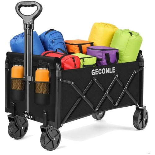 Carrello pieghevole ruote - pieghevole, su