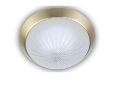 Plafoniera LED rotonda vetro