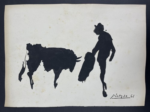 Pablo picasso disegno - e, quadro
