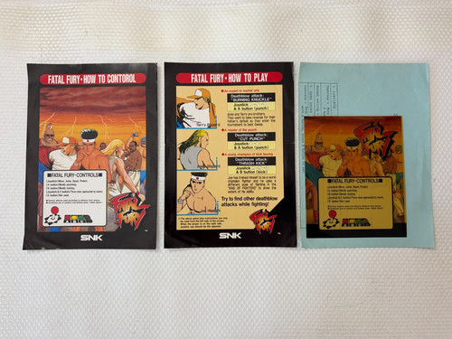 Snk neo geo fatal - geo, fury