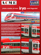 ACME 70207 SET 8 PEZZI FRECCIAROSSA 1000 "IRYO" CON ILLUMINAZIONE