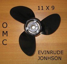 ELICA FUORIBORDO ORIGINALE 11x9 OMC EVINRUDE JOHNSON  25 HP 386317