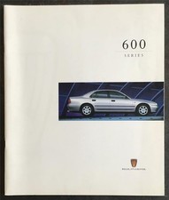 Brochure vendita auto ROVER