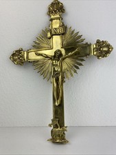 Antico crocifisso bronzo - crocifisso, croce