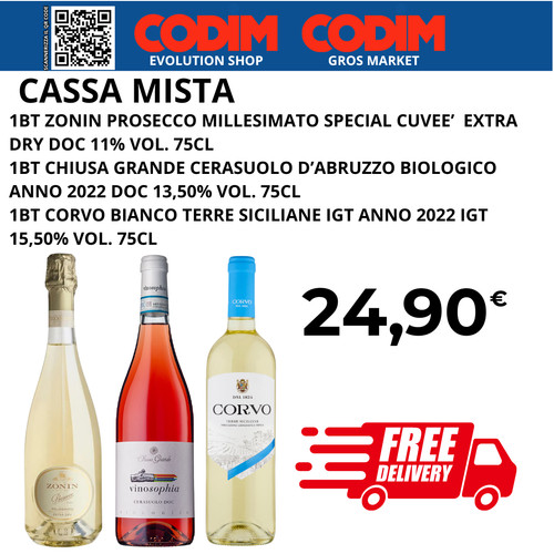 1bt zonin prosecco 75cl - 1bt,