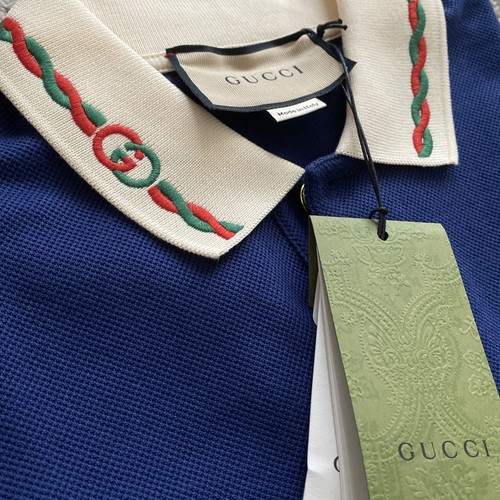 Gucci polo piquet cotone - gucci,