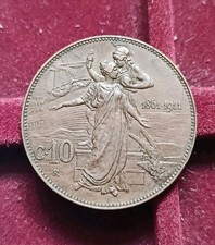 10 Centesimi 1911 50° Del Regno- Vittorio Emanuele III- Regno D'Italia (1)