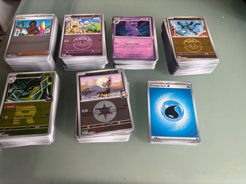 Lotto carte pokemon italiane