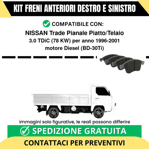Pastiglie freno anteriori - anteriori, per