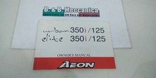 LIBRETTO MANUALE SERVIZI BENELLI ZENZERO 350 AEON URBAN 350 KEEWAY INDEX 350 ...