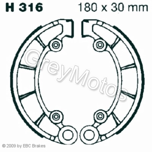 Ganasce freno honda 450 k - honda,