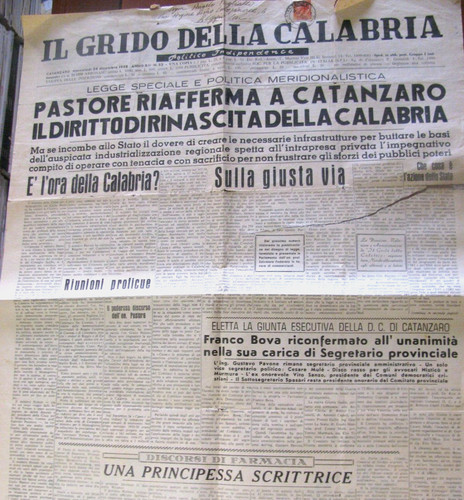 Grido della calabria - della,