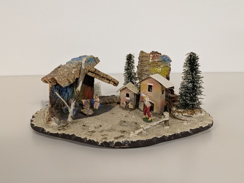 Presepe artigianale luci e - presepe,