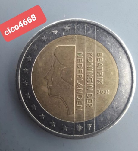 Euro olanda 2001 beatrix - 2,