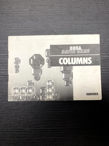 Notice seule columns - sega, game