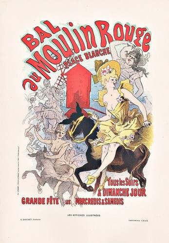 Jules cheret moulin rouge - moulin,