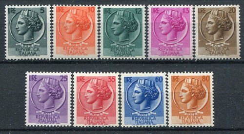 Italia 1953 turrita - italia, 1953-54