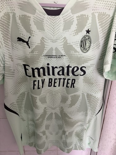 Maglia milan match worn - ac,
