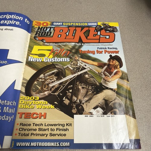 Jul 2003 hot rod bikes - jul/2003,
