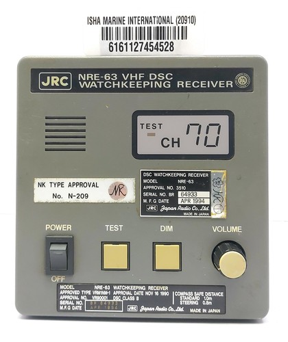 Ricevitore jrc nre vhf - jrc, nre-63