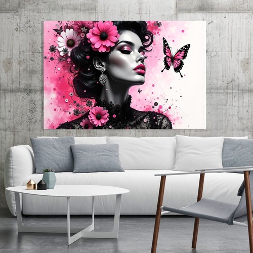 Quadro donna astratta - donna,