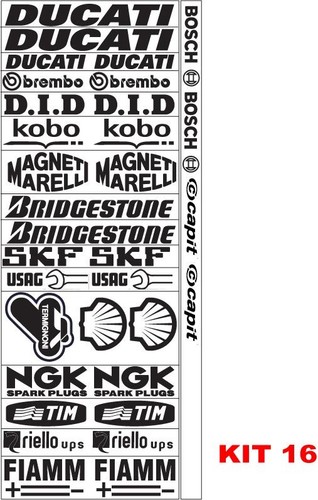 Adesivi ducati moto - ,