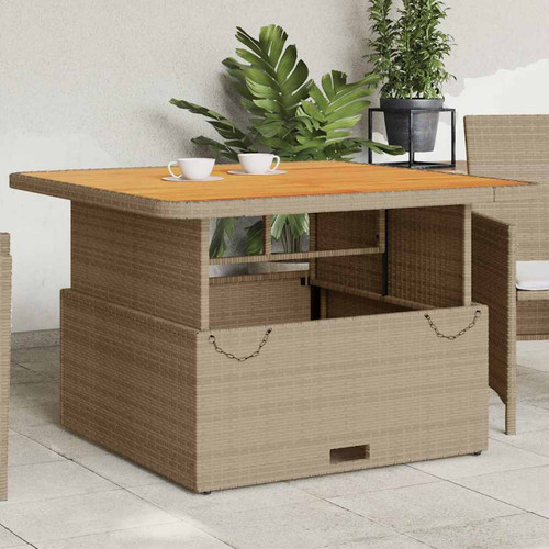 Garden table beige - garden,