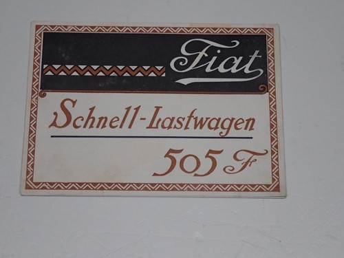 Fiat 505 schenell lastwagen - f, schenell-lastwagen