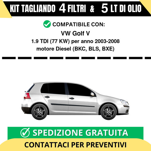 Tagliando per golf 1 - golf, v