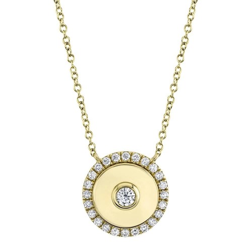 Diamante cerchio ciondolo - cerchio,