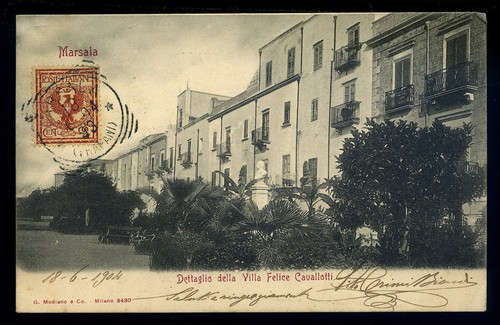 Cartolina marsala dettaglio - marsala,