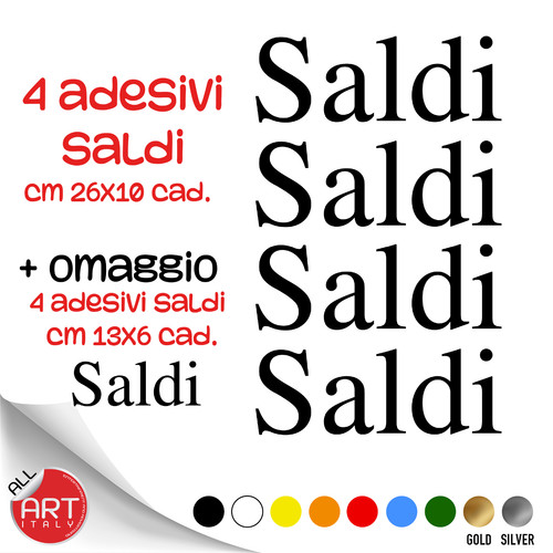 Vetrofanie adesivi grandi - 4,