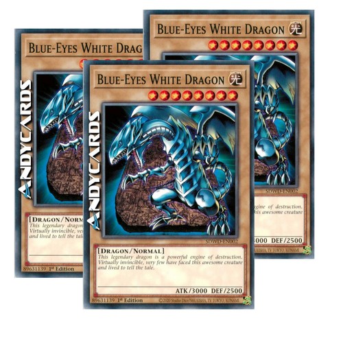 Blue eyes white dragon - white,