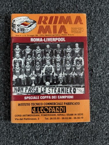 Finale coppa europa 1984 roma - coppa,