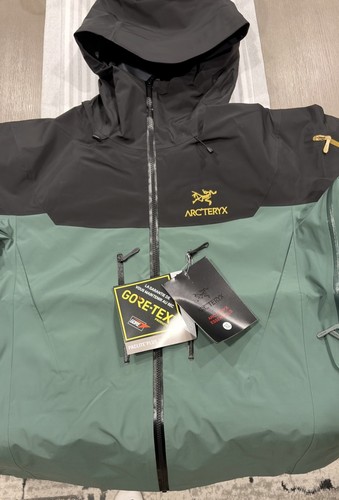 Giacca verde nera arcteryx - e,