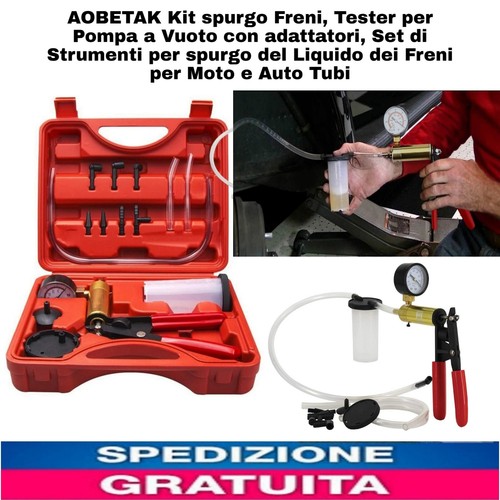 Kit spurgo freni auto tester - kit,