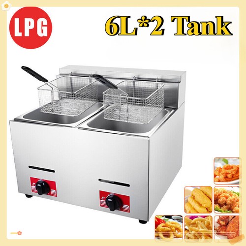 Friggitrice nuova gas gpl - 6l,
