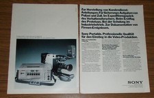 Rara pubblicità vintage sony - pubblicità,