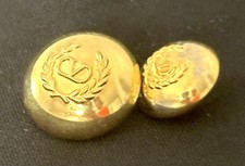Bottoni valentino tono oro - bottoni,