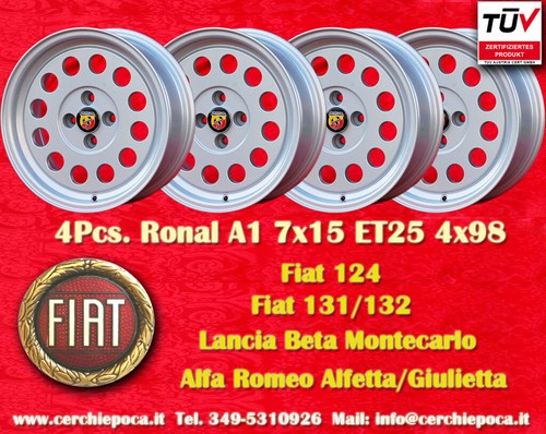 Cerchi fiat ronal - fiat, 7x15