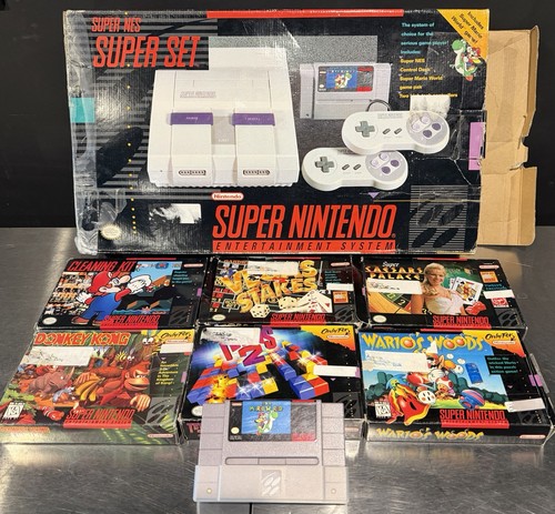 Super nintendo snes console - snes,