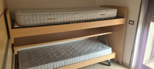 Boiserie con letti una - boiserie, e